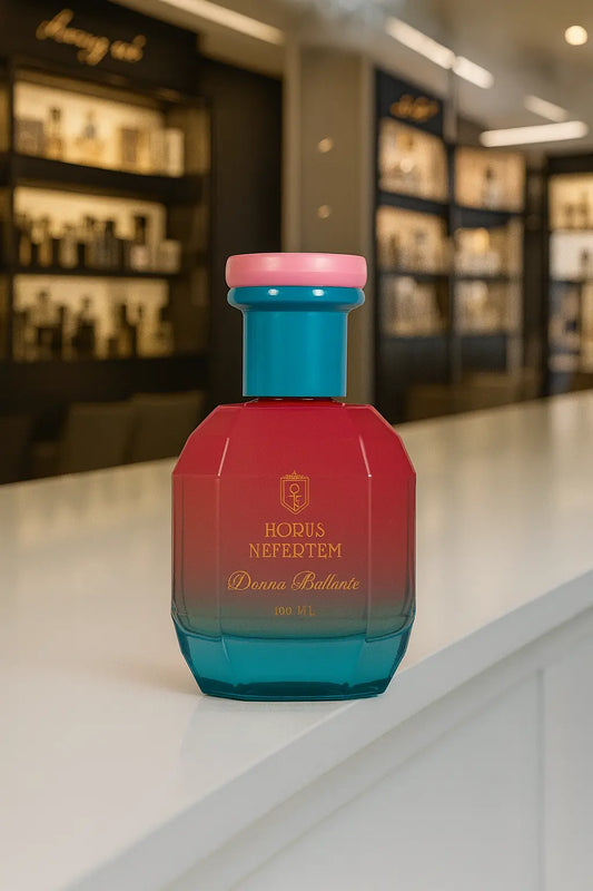 Horus Nefertem Donna Bollante perfume – luxury women’s fragrance with lily, tuberose, amber, and jasmine notes